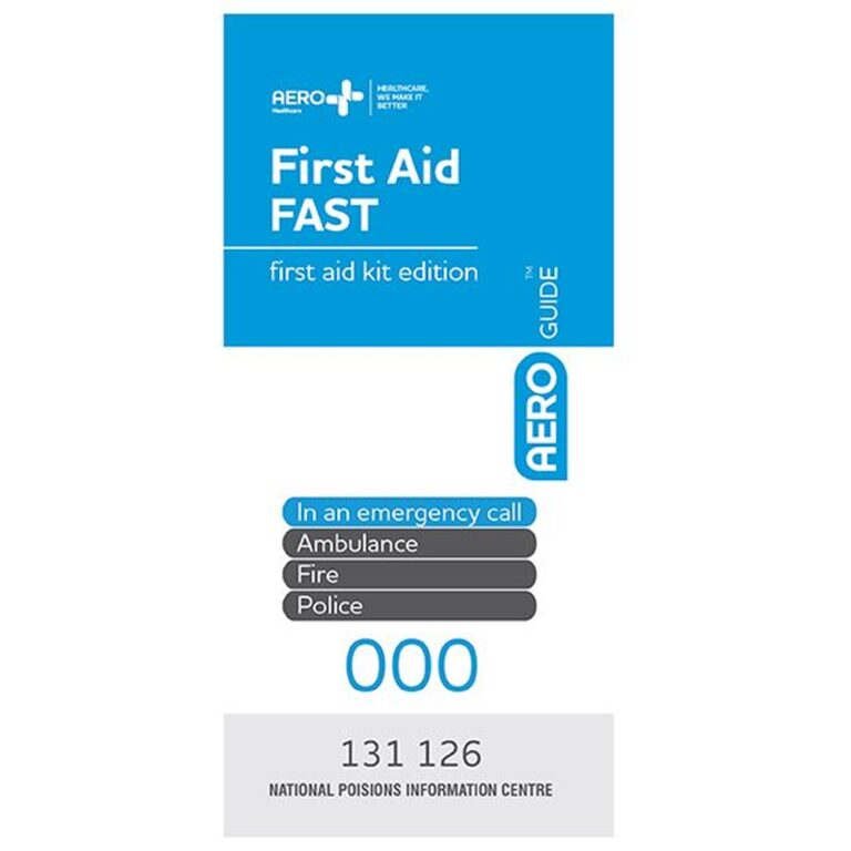 First Aid Leaflet DL Size - Remote Area Group