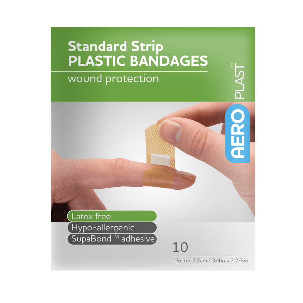 A package of bandages for wound protection.