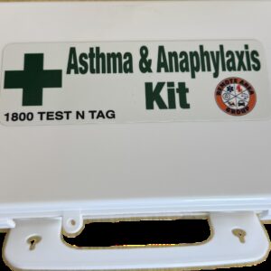 Asthma and Anaphylaxis emergency kit case.